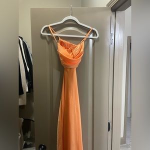 GISELLE MIDI DRESS ORANGE